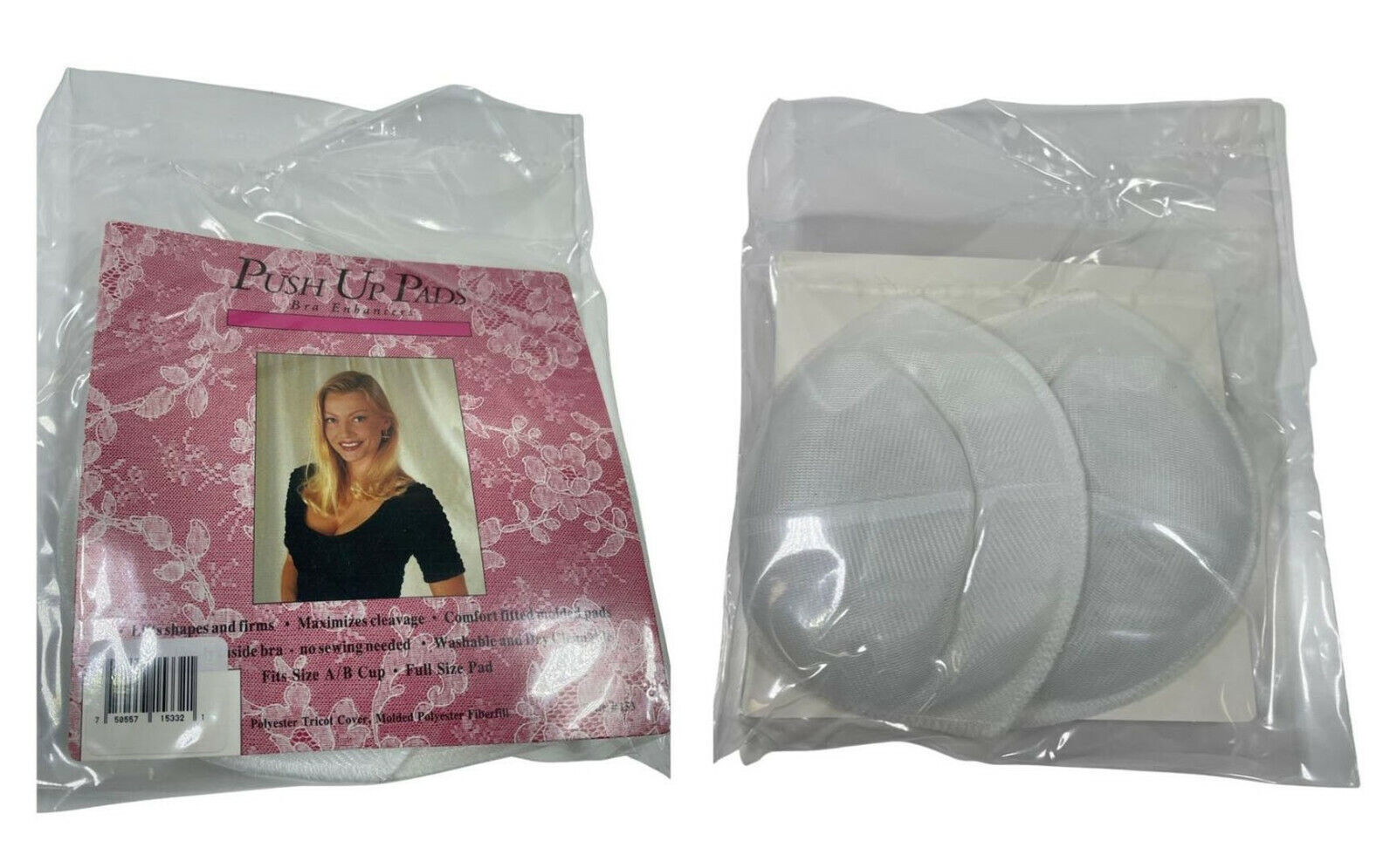 Allary Blanc Remontant Tampons Soutien-Gorge Exhausteurs - $7.90
