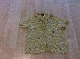 Blouse Vintage Notations Woman Size18W 100% Silk Light- Green - $15.15