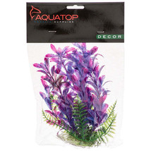 Aquatop Hygro Pink and Purple Plastic Aquarium Plant - £6.33 GBP