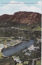 Colorado Springs CO Air View of Broadmoor Hotel &amp; Lake Postcard D60 - $2.99