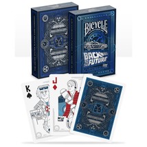 Back To The Future Playing Cards 1 Pack, Premium, Foil, Metallic , Blue - £16.51 GBP