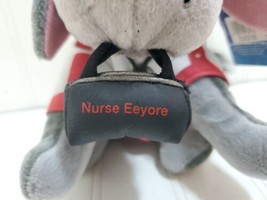 Rare Plush 7” NURSE EEYORE Mini Bean Bag Disney World Theme Park Winnie the Pooh - £38.50 GBP