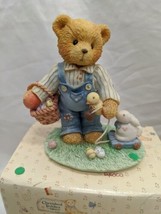 Lot Of (3) Cherished Teddies Bunny Figures Donald And Camille - £35.60 GBP