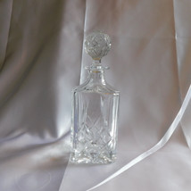 Block Cut Crystal Whiskey Decanter in Olympic # 21844 - £33.43 GBP