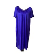 Vintage Intimate Options Women’s Purple Nightgown One Size Nylon Loose Fit - £14.28 GBP