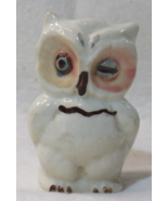 Vintage Winking Ceramic Owl Salt or Pepper Shaker Single His Mate Flew Away - £6.49 GBP