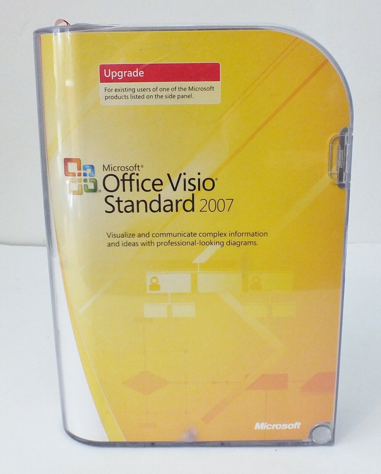 Microsoft Office Visio Standard 2007 Full Version RETAIL Upgrade for existing - $16.83