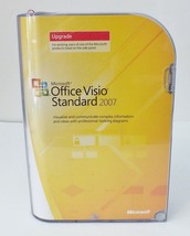Microsoft Office Visio Standard 2007 Full Version RETAIL Upgrade for exi... - $16.83