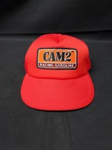 80s 90s CAM2 Patch Racing Gasoline Mesh Foam Snapback Trucker Cap Hat UN... - $13.99