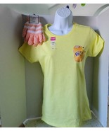 Cute Pokemon + Fanta tshirt Shirt Ladies Size S Plus Fuzzy Gloves NWT Mu... - £13.13 GBP