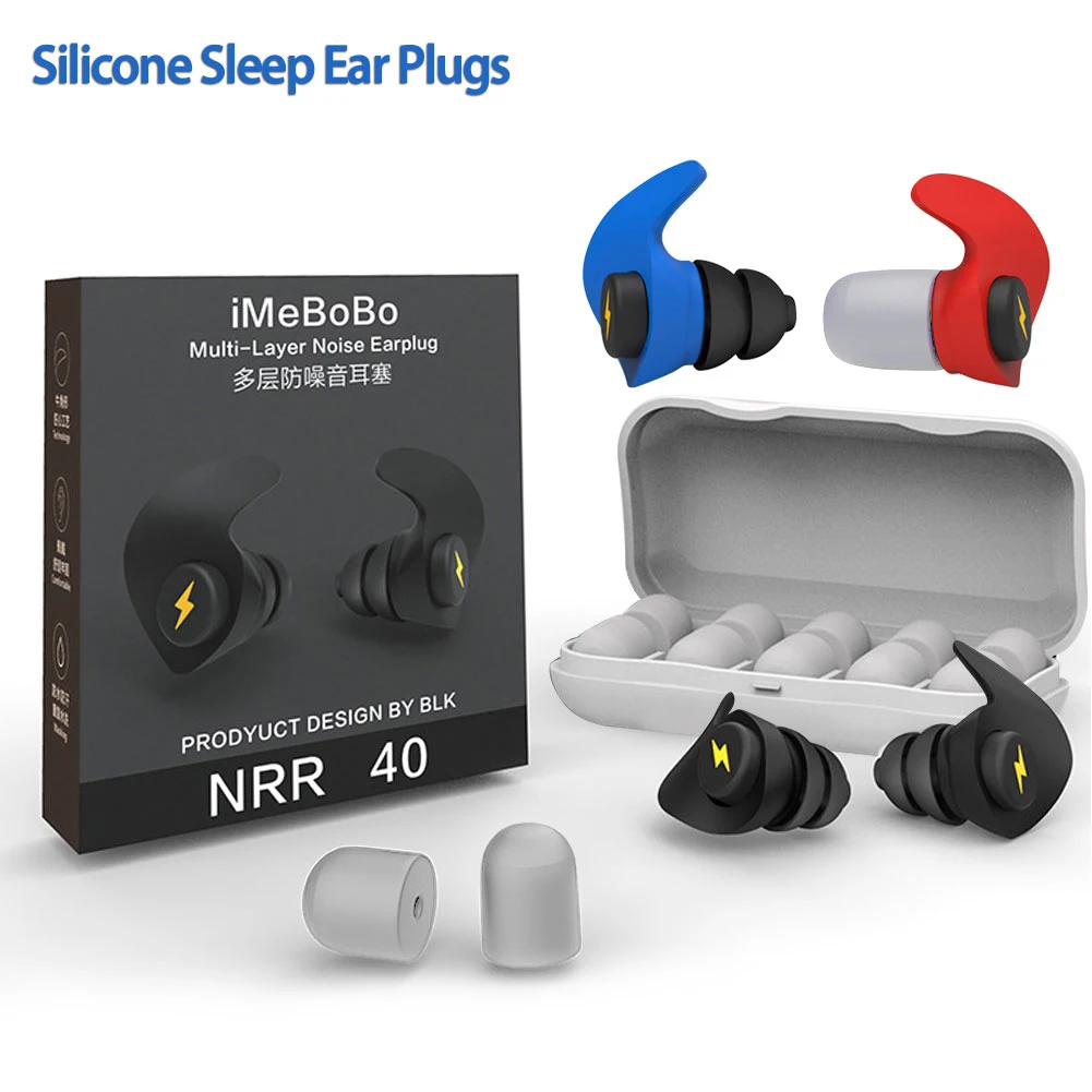 Mini Silicone Ear Plugs Noise Reduction Filter Hear Safety Ear Protector... - £6.33 GBP