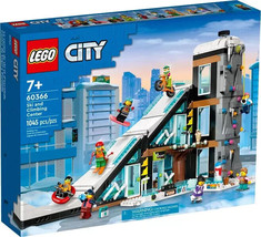 LEGO City: Ski and Climbing Center (60366) 1045 Pcs NEW (See Details) Fr... - £135.44 GBP