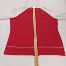 Arizona Cardinals NFL Team Apparel Womens L Red/White Full Zip Sweatshirt Hoodie image 8