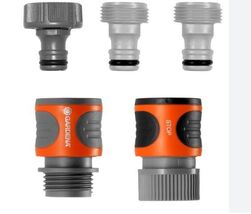 GARDENA 18270-81 5-Piece Hose Quick Connect Fittings Set Tap Adapter New... - $9.89
