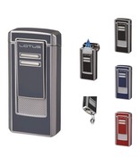 Lotus Commander Cigar Lighter Triple Flames Metal Housing w/ Punch Choos... - $68.37 CAD