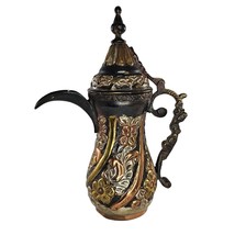 Vintage Middle Eastern Dallah Arabic Copper Coffee Pot - £79.13 GBP