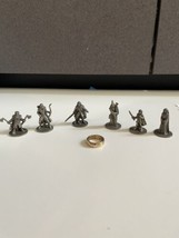 Lord of the Rings Monopoly pewter replacement figures with HTF Ring - £15.76 GBP