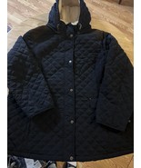 3X Laundry By Shelli Segal Womens Navy Quilted  Jacket BNWTS - $1,713.36 MXN