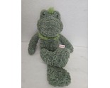 Aurora Fuffles Frog 16&quot; Plush Stuffed Animal Long Arms Legs Furry Neck - $14.83