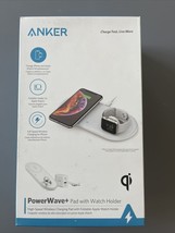 Anker PowerWave+ Wireless Charging Pad for iPhone 14/13/12/11 &amp; Apple Watch - £11.14 GBP