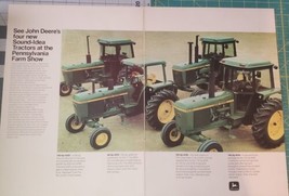 John Deere New Tractors at Pennsylvania Farm Show Magazine Ad 1973 - £18.27 GBP