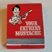 Your Fathers Mustache Vintage Matchbook Cigarette Matches Unstruck Adver... - $9.36