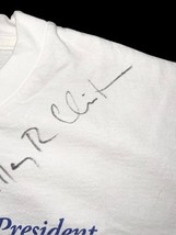 Hillary Clinton Signed Campaign T-Shirt XL Hillary for President Autograph image 5