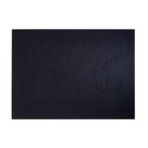 4 Bodrum Presto Black Rectangle Placemats Easy Care Vinyl  - $86.00
