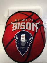 New, Howard University 1751 &quot;Howard Bison&quot; 27&quot; Basketball Rug 100% Nylon... - £18.38 GBP