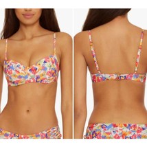 Becca Flower Fields Underwire Swim Bikini Top Floral Multi Medium - £15.04 GBP