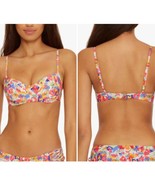 Becca Flower Fields Underwire Swim Bikini Top Floral Multi Medium - $385.07 MXN