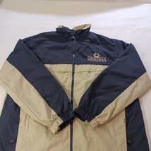 North End CORINTHIAN Men's Beige & Black Full Zip Windbreaker Jacket Size Medium image 10