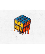 Melting Rubik&#39;s Cube PNG - £1.57 GBP