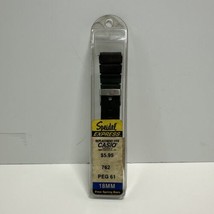 SPEIDEL EXPRESS Watch Band #762 - FITS CASIO - SIZE 18 mm x 1 - Black - £8.67 GBP