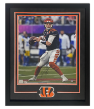 Joe Burrow Autographed Bengals Super Bowl LVI Framed 16&quot; x 20&quot; Photo Fan... - £859.70 GBP