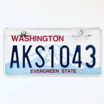  United States Washington Evergreen State Passenger License Plate AKS1043 - $11.87