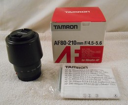 New Tamron Model 178DM ~ AF 80-210mm F/4.5-5.6 Lens for Minolta-AF ( New ) - £30.51 GBP