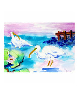 Betsy Drake White Ibis Door Mat Large - €87,10 EUR