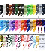 Fat Shoelaces Thick Flat 3/4" Wide Shoelaces Solid Color for All Shoe Types - $5.09