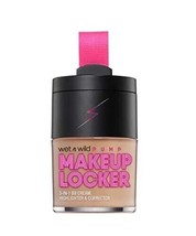 Wet n Wild Pump Makeup Locker 3-in-1 Sheer BB Cream Highlighter &amp; Correc... - $5.89