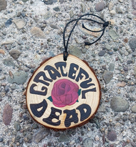 Grateful Dead  Hand Painted  Wood Ornament    Home  Decor  - £10.81 GBP