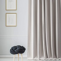 Hpd Half Price Drapes Printed Curtain For Room Darkening 50 X, Alabaster Beige - £36.95 GBP