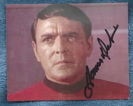 Signed Star Trek Color Picture-James Doohan as Scotty-4 1/2 by 3 1/2 inches - £11.01 GBP
