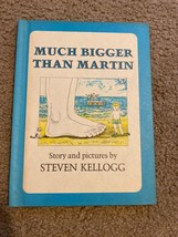 Much Bigger than Martin by S. Kellogg 1979 Hardcover Childrens Choice Book Club - £7.41 GBP