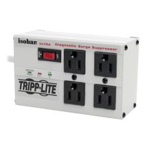 Tripp Lite ISOBAR4ULTRA Isobar 4 Outlet Surge Protector Power Strip, 6ft Cord, R - $97.78+