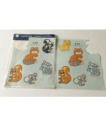 Vintage decals by decoreal cute little hand painted animal decals countr... - $19.75