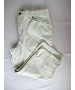 Lauren Jeans Company pants jeans cropped 6P beige Ralph Lauren inseam 17&quot; - £13.89 GBP