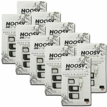 50 set Nano SIM Card to Micro Standard Adapter Adaptor Converter Set 4 in 1 - £15.85 GBP
