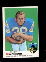 1969 Topps #202 Jacque Mackinnon Vg Chargers *X71950 - £1.77 GBP