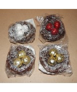 Bird Nests Decorative Fillers Ashland Crafts Dried Decor Multi Color 4pk... - $13.02 CAD